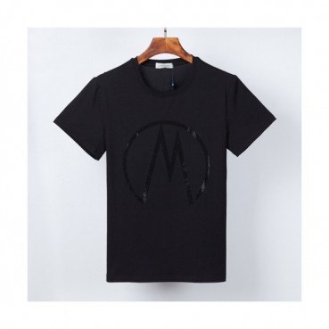 [매장판]Moncler 2021 Mens Logo Crew-neck Short Sleeved Tshirts 