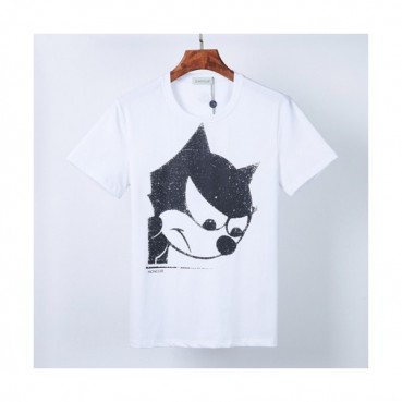 [매장판]Moncler 2021 Mens Logo Crew-neck Short Sleeved Tshirts 