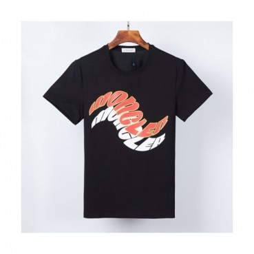 [매장판]Moncler 2021 Mens Logo Crew-neck Short Sleeved Tshirts 
