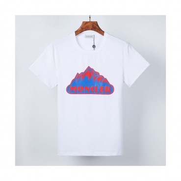 [매장판]Moncler 2021 Mens Logo Crew-neck Short Sleeved Tshirts 