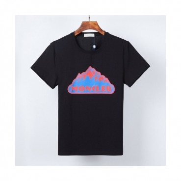 [매장판]Moncler 2021 Mens Logo Crew-neck Short Sleeved Tshirts 