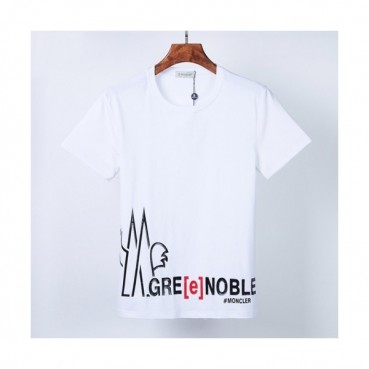 [매장판]Moncler 2021 Mens Logo Crew-neck Short Sleeved Tshirts 