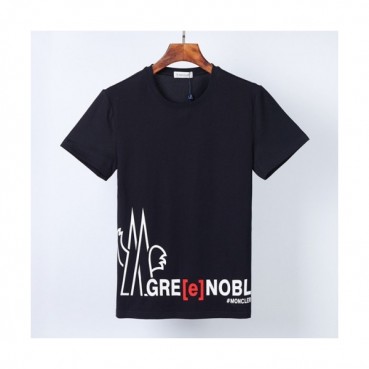 [매장판]Moncler 2021 Mens Logo Crew-neck Short Sleeved Tshirts 