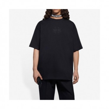 [발렌시아가]Balenciaga 2021 Mm/Wm Logo Cotton Short Sleeved Tshirts - 발렌시아가 2021 남/녀 로고 코튼 반팔티 Bal0978x.Size(xs 