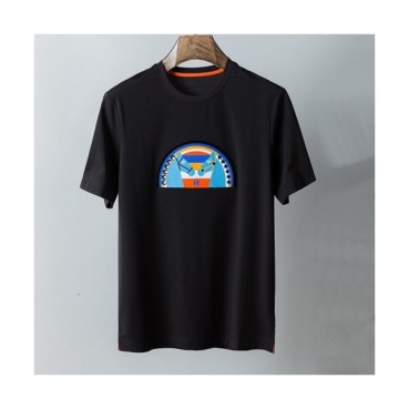 [에르메스]Hermes 2021 Mens Crew-neck Short Sleeved Tshirts 