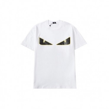[펜디]Fendi 2021 Mens Logo Casual Short Sleeved Tshirts - 펜디 2021 남성 로고 캐쥬얼 코튼 반팔티 Fen0949x.Size(s 