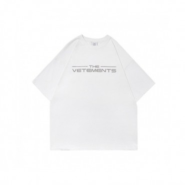 [베트멍]Vetements 2021 Mm/Wm Printing Logo Cotton Short Sleeved Oversize Tshirts - 베트멍 2021 남/녀 프린팅 로고 코튼 오버사이즈 반팔티 Vet0124x.Size(xs 