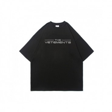 [베트멍]Vetements 2021 Mm/Wm Printing Logo Cotton Short Sleeved Oversize Tshirts - 베트멍 2021 남/녀 프린팅 로고 코튼 오버사이즈 반팔티 Vet0124x.Size(xs 