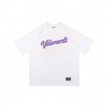 [베트멍]Vetements 2021 Mm/Wm Printing Logo Cotton Short Sleeved Oversize Tshirts - 베트멍 2021 남/녀 프린팅 로고 코튼 오버사이즈 반팔티 Vet0123x.Size(xs 