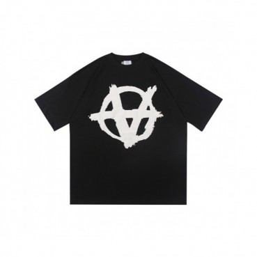 [베트멍]Vetements 2021 Mm/Wm Printing Logo Cotton Short Sleeved Oversize Tshirts - 베트멍 2021 남/녀 프린팅 로고 코튼 오버사이즈 반팔티 Vet0120x.Size(xs 