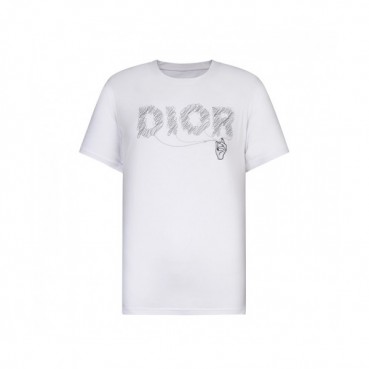 [디올]Dior 2021 Mm/Wm Casual Crew-neck Short Sleeved Tshirts 