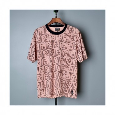 [펜디]Fendi 2021 Mens Logo Casual Short Sleeved Tshirts - 펜디 2021 남성 로고 캐쥬얼 코튼 반팔티 Fen0943x.Size(m 