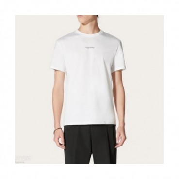 [발렌티노]Valentino 2021 Mens Logo Crew-neck Short Sleeved Tshirts 