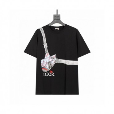 [디올]Dior 2021 Mm/Wm Casual Crew-neck Short Sleeved Tshirts 