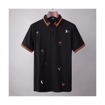 [펜디]Fendi 2021 Mens Logo Casual Short Sleeved Tshirts - 펜디 2021 남성 로고 캐쥬얼 코튼 반팔티 Fen0941x.Size(m