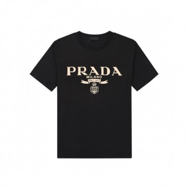 [프라다]Prada 2021 Mm/Wm Basic Logo Short Sleeved Tshirts  - 프라다 2021 남/녀 베이직 로고 반팔티 Pra02196x.Size(xs 