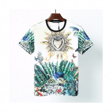[돌체앤가바나]Dolce&Gabbana 2021 Mens Logo Silket Short Sleeved Tshirts - 돌체앤가바나 2021 남성 로고 실켓 반팔티 Dol0299x.Size(m 