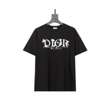 [디올]Dior 2021 Mm/Wm Casual Crew-neck Short Sleeved Tshirts 