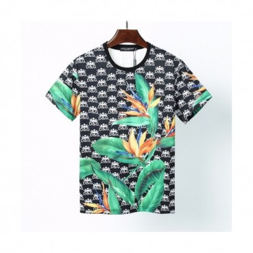 [돌체앤가바나]Dolce&Gabbana 2021 Mens Logo Silket Short Sleeved Tshirts - 돌체앤가바나 2021 남성 로고 실켓 반팔티 Dol0293x.Size(m 