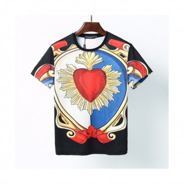 [돌체앤가바나]Dolce&Gabbana 2021 Mens Logo Silket Short Sleeved Tshirts - 돌체앤가바나 2021 남성 로고 실켓 반팔티 Dol0289x.Size(m 