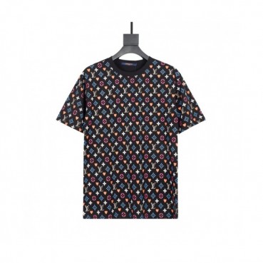[루이비통]Louis vuitton 2021 Mens Logo Short Sleeved Tshirts - 루이비통 2021 남성 로고 반팔티 Lou02642x.Size(xs 