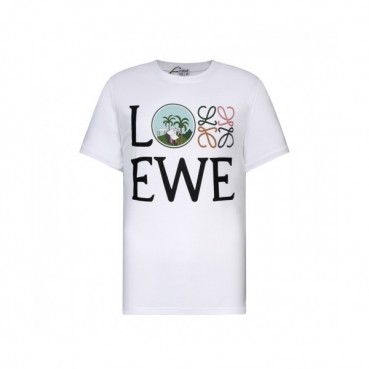 [로에베]Loewe 2021 Mm/Wm Smile Short Sleeved Tshirts - 로에베 2021 남/녀 스마일 반팔티 Loe0399x.Size(s 