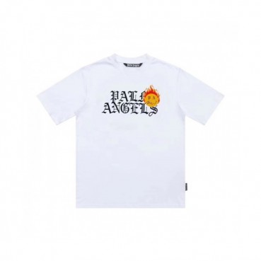 [팜 엔젤스]Palm Angels 2021 Mm/Wm Logo Cotton Short Sleeved Tshirts - 팜 엔젤스 2021 남/녀 로고 코튼 반팔티셔츠 Pam0285x.Size(s 