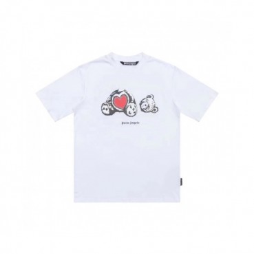 [팜 엔젤스]Palm Angels 2021 Mm/Wm Logo Cotton Short Sleeved Tshirts - 팜 엔젤스 2021 남/녀 로고 코튼 반팔티셔츠 Pam0284x.Size(s 