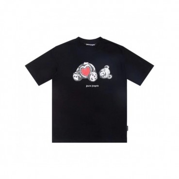 [팜 엔젤스]Palm Angels 2021 Mm/Wm Logo Cotton Short Sleeved Tshirts - 팜 엔젤스 2021 남/녀 로고 코튼 반팔티셔츠 Pam0281x.Size(s 