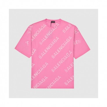 [발렌시아가]Balenciaga 2021 Mm/Wm Logo Cotton Short Sleeved Tshirts - 발렌시아가 2021 남/녀 로고 코튼 반팔티 Bal0962x.Size(xs 