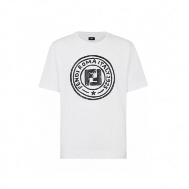 [펜디]Fendi 2021 Mens Logo Casual Short Sleeved Tshirts - 펜디 2021 남성 로고 캐쥬얼 코튼 반팔티 Fen0938x.Size(s 