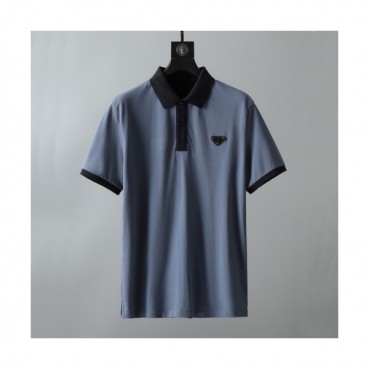 [프라다]Prada 2021 Mens Basic Logo Short Sleeved Tshirts  - 프라다 2021 남성 베이직 로고 반팔티 Pra02180x.Size(m 