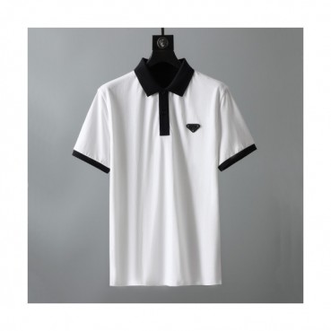 [프라다]Prada 2021 Mens Basic Logo Short Sleeved Tshirts  - 프라다 2021 남성 베이직 로고 반팔티 Pra02179x.Size(m 