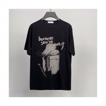 [요지야마모토]Y-3 2021 Mens Logo Basic Cotton Short Sleeved Tshirts 
