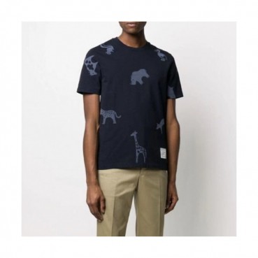 [톰브라운]Thom Browne 2021 Mens Casual Short Sleeved Tshirts - 톰브라운 2021 남성 캐쥬얼 반팔티 Thom01219x.Size(s 