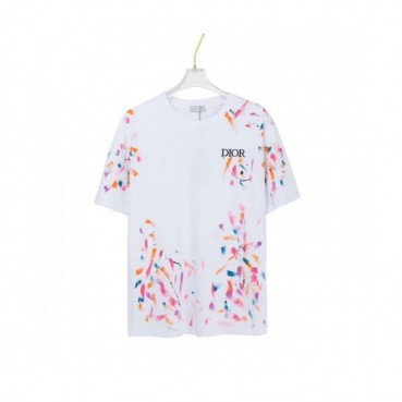 [디올]Dior 2021 Mm/Wm Casual Crew-neck Short Sleeved Tshirts 