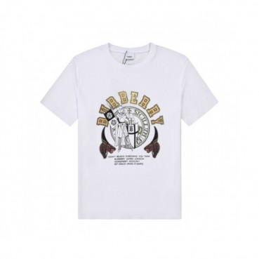 [버버리]Burberry 2021 Mm/Wm Logo Cotton Short Sleeved Tshirts - 버버리 2021 남/녀 로고 코튼 반팔티 Bur03699x.Size(s 