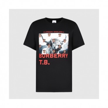 [버버리]Burberry 2021 Mm/Wm Logo Cotton Short Sleeved Tshirts - 버버리 2021 남/녀 로고 코튼 반팔티 Bur03698x.Size(s 