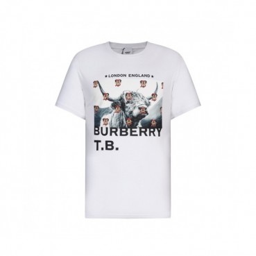 [버버리]Burberry 2021 Mm/Wm Logo Cotton Short Sleeved Tshirts - 버버리 2021 남/녀 로고 코튼 반팔티 Bur03697x.Size(s 