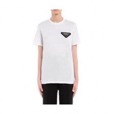 [프라다]Prada 2021 Mm/Wm Basic Logo Short Sleeved Tshirts  - 프라다 2021 남/녀 베이직 로고 반팔티 Pra02178x.Size(xs 