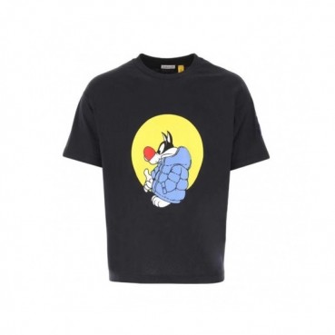 [매장판]Moncler 2021 Mens Logo Crew-neck Short Sleeved Tshirts 