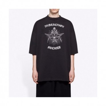 [발렌시아가]Balenciaga 2021 Mm/Wm Logo Cotton Short Sleeved Tshirts - 발렌시아가 2021 남/녀 로고 코튼 반팔티 Bal0950x.Size(s 