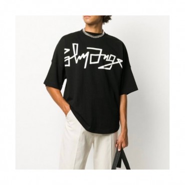 [팜 엔젤스]Palm Angels 2021 Mm/Wm Logo Cotton Short Sleeved Tshirts - 팜 엔젤스 2021 남/녀 로고 코튼 반팔티셔츠 Pam0282x.Size(s 