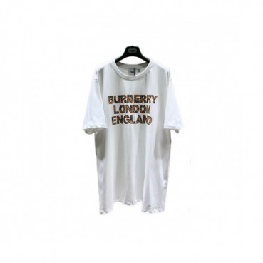 [버버리]Burberry 2021 Mm/Wm Logo Cotton Short Sleeved Tshirts - 버버리 2021 남/녀 로고 코튼 반팔티 Bur03693x.Size(s 