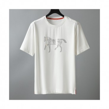 [에르메스]Hermes 2021 Mens Crew-neck Short Sleeved Tshirts 