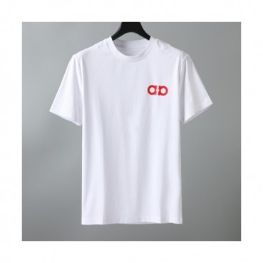 [페라가모]Ferragamo 2021 Mens Basic Logo Cotton Short Sleeved Tshirts - 페라가모 2021 남성 베이직 로고 코튼 반팔티 Fer0323x.Size(m 