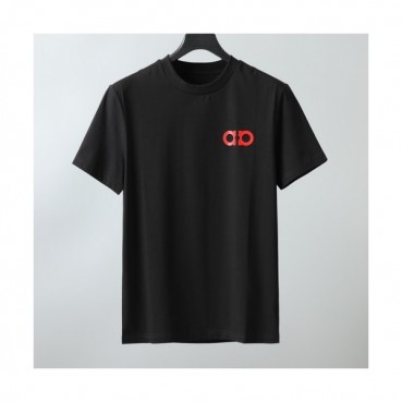 [페라가모]Ferragamo 2021 Mens Basic Logo Cotton Short Sleeved Tshirts - 페라가모 2021 남성 베이직 로고 코튼 반팔티 Fer0322x.Size(m 
