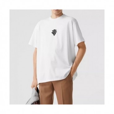 [버버리]Burberry 2021 Mm/Wm Logo Cotton Short Sleeved Tshirts - 버버리 2021 남/녀 로고 코튼 반팔티 Bur03685x.Size(xxs 