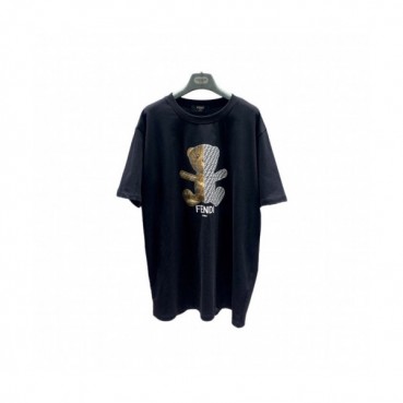 [펜디]Fendi 2021 Mens Logo Casual Short Sleeved Tshirts - 펜디 2021 남성 로고 캐쥬얼 코튼 반팔티 Fen0935x.Size(s 