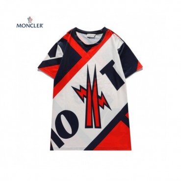 [매장판]Moncler 2021 Mens Logo Crew-neck Short Sleeved Tshirts 